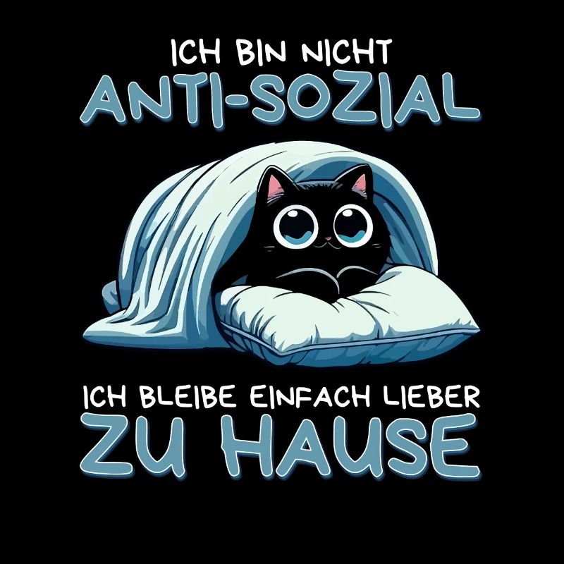 Ich bin nicht anti-sozial – nur gerne zu Hause
