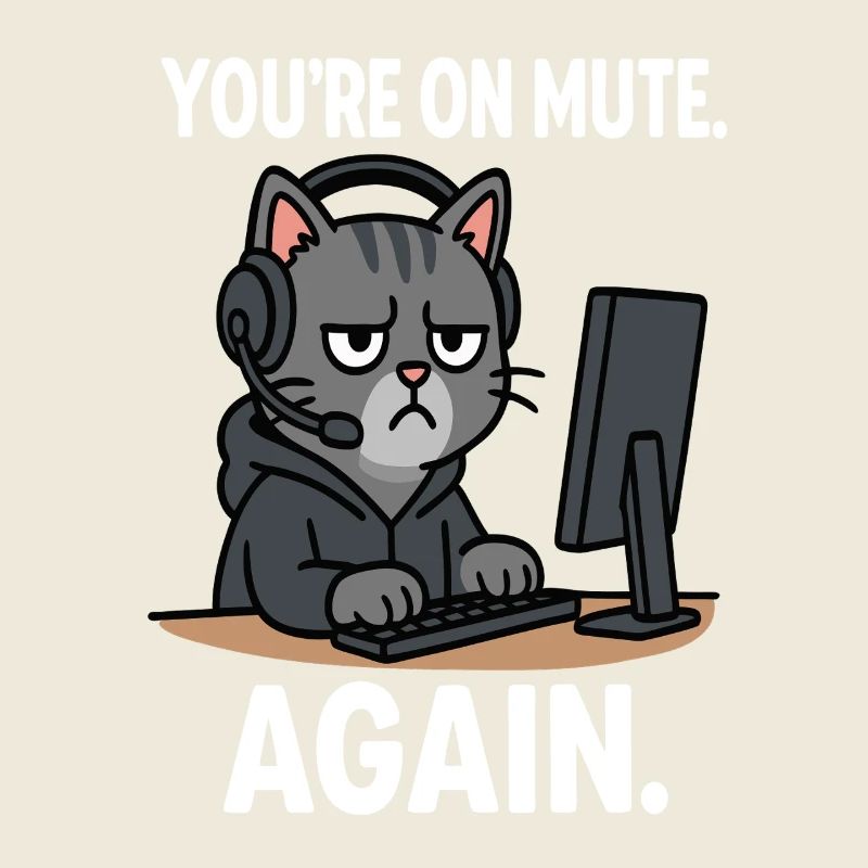 Chat de bureau à domicile