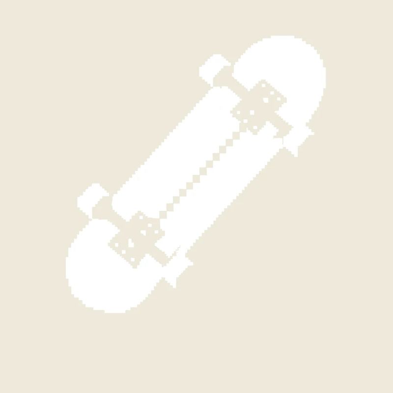 Skateboard Pixel Kunst