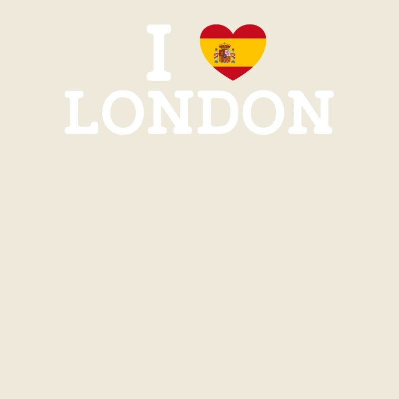 J’aime Londres Cool Wrong Flag Madrid Espagne Lover