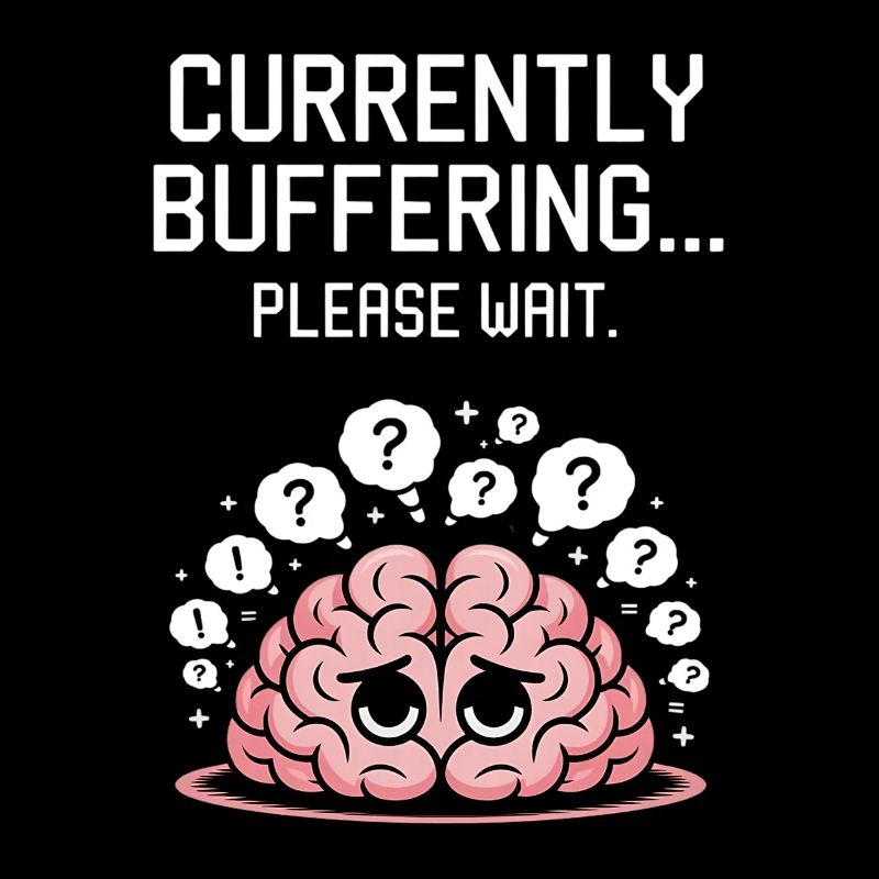 Funny Brain Thinking Saying