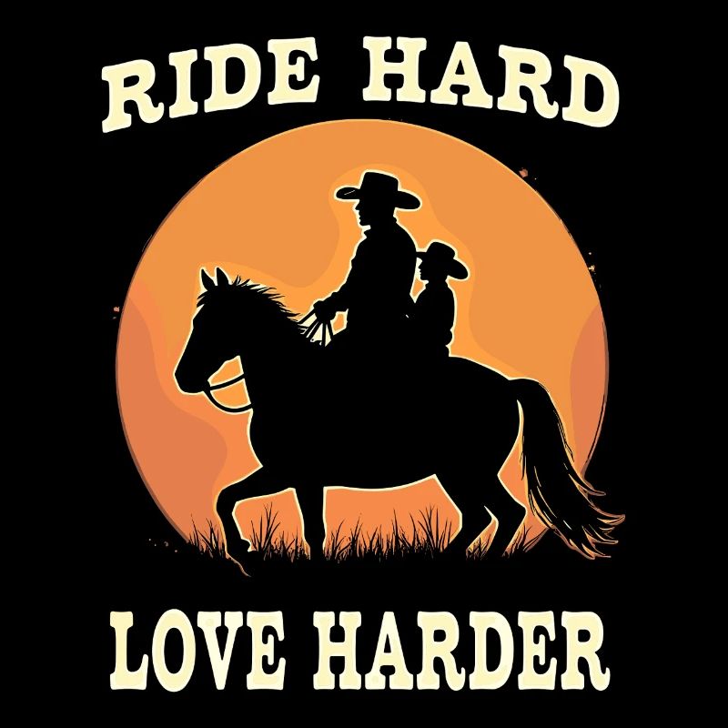 Reitreiten Dad Dad Equestrian Father Rider Pride
