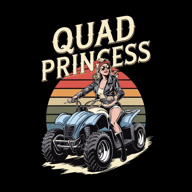 Quad Princess Adventure Retro Style