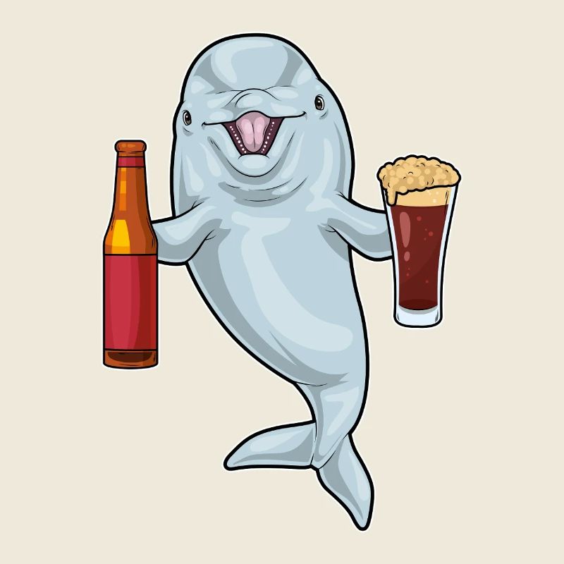 Dolphin Bottle of Beer