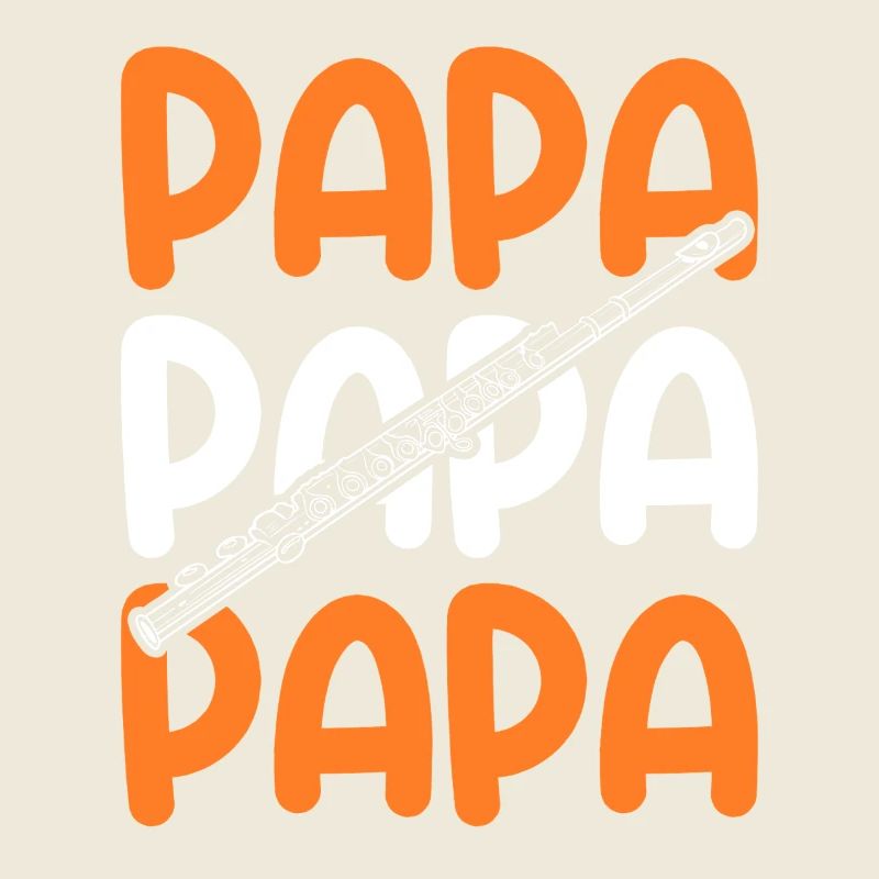 Flute player dad father flute