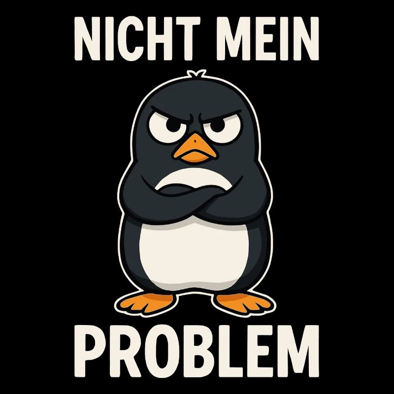 Grimmiger Pinguin – Nicht mein Problem
