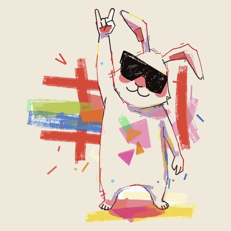 Regenbogenroboter Partystar
