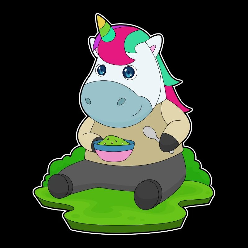 Einhorn Essen Löffel