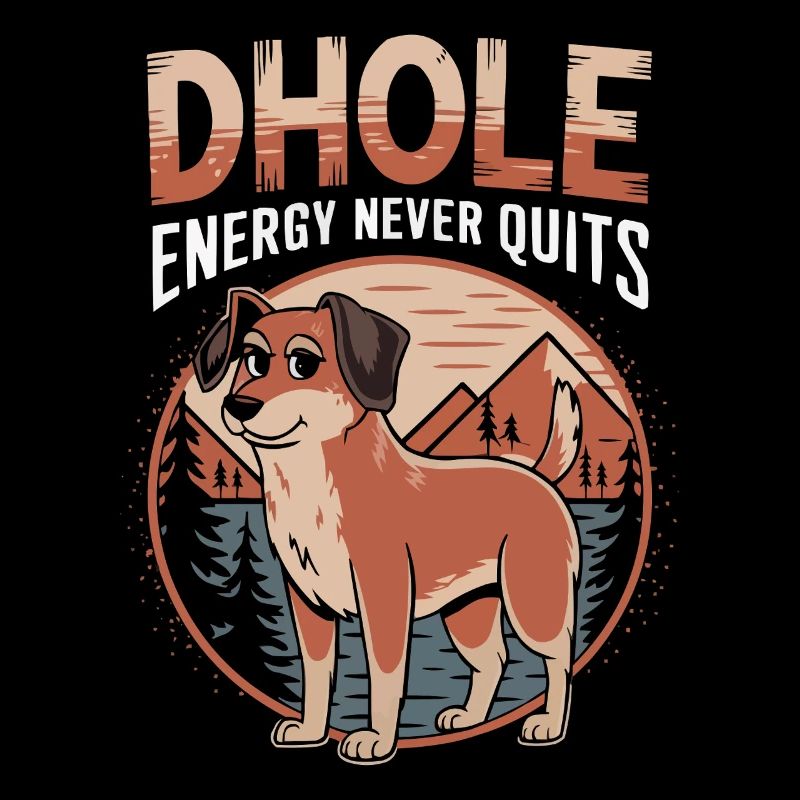 Dhole Lover Faune Canidé Chien sauvage asiatique