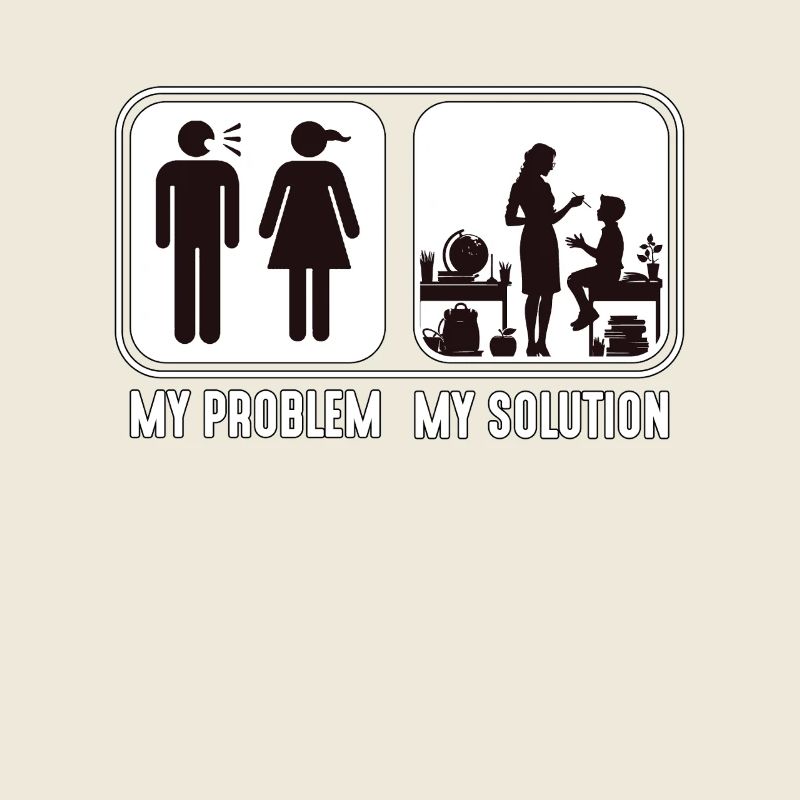 STEM Teacher My Problem My Solution Pictogram Mom