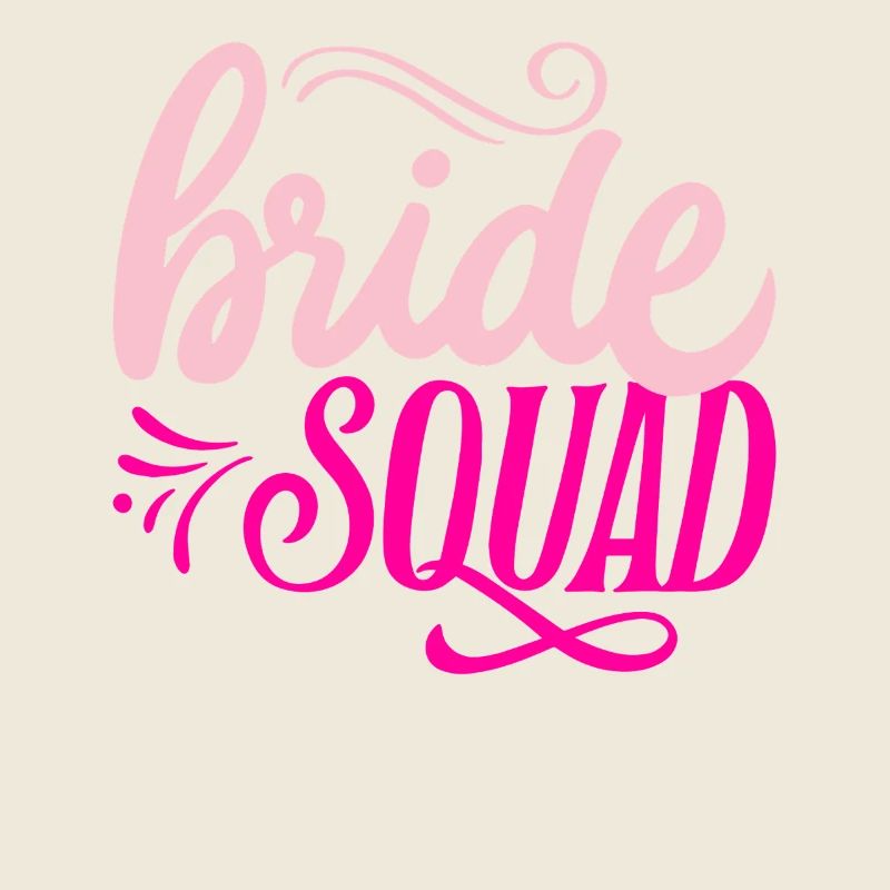 BRIDE SQUAD EVJF Team de La Mariée équipe copines