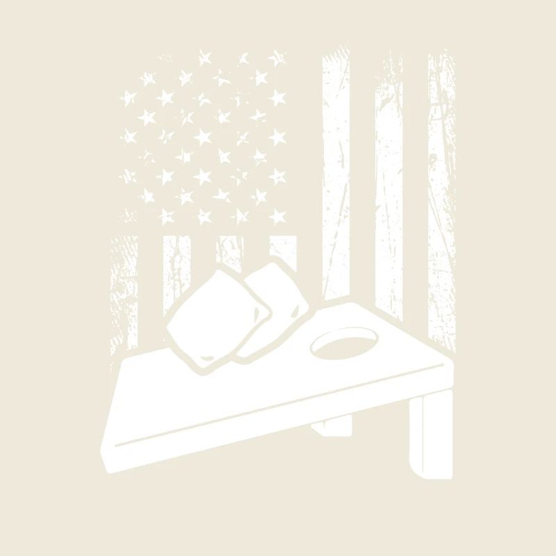 Conception du drapeau Cornhole Player USA