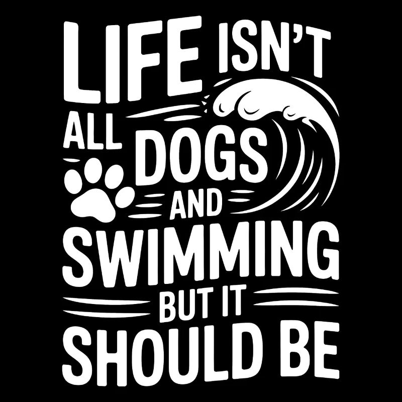 Schwimmen Spruch Hunde Lustiges Schwimmen Geschenk