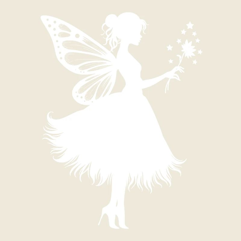 Fée magique avec fleur