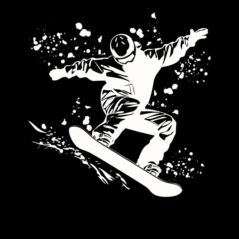 Snowboarder Snowboarding Snowboard