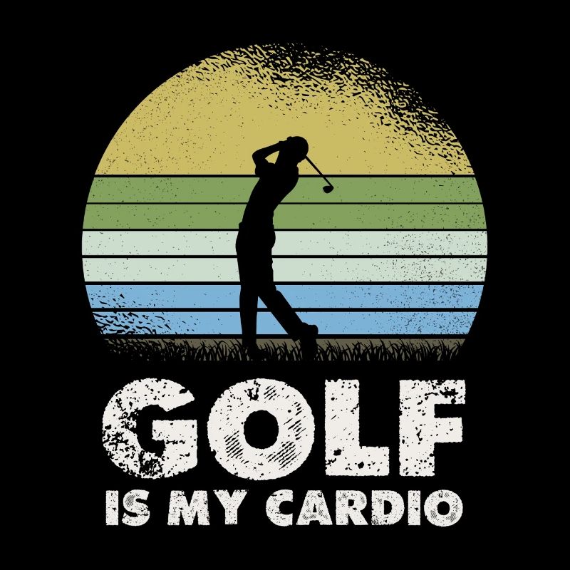 Golf Ist Mein Cardio Retro Design