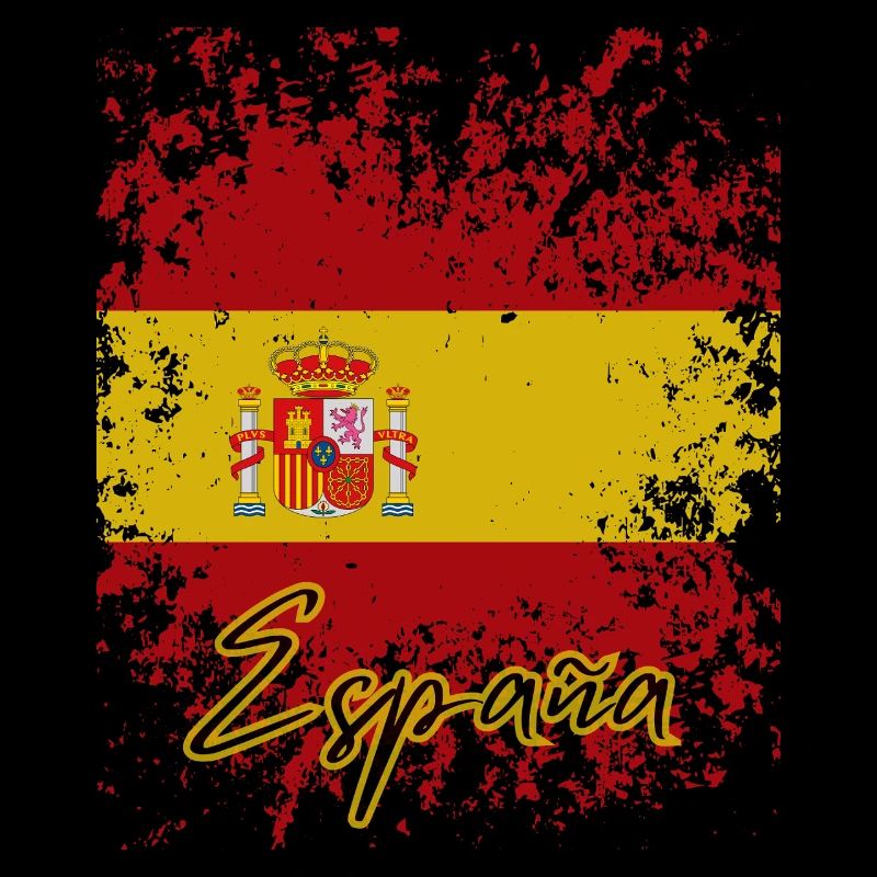 Fierté espagnole, drapeau de l’Espagne