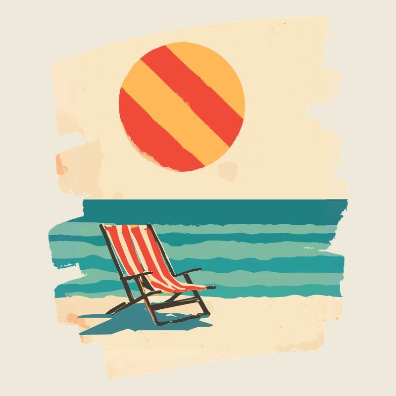 Plage du soleil d’été