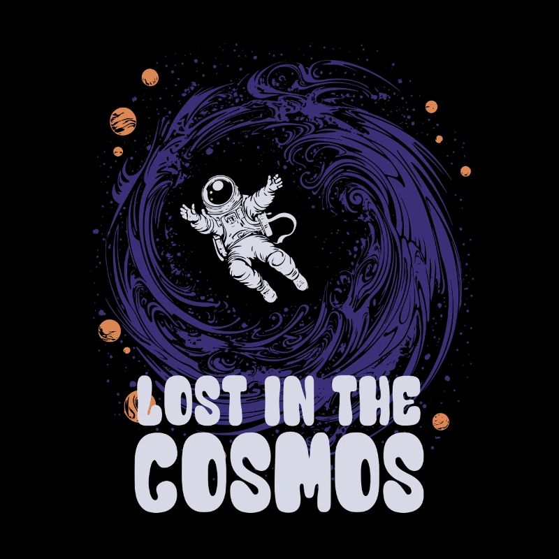 Perdu dans le cosmos - Astronaute - Espace