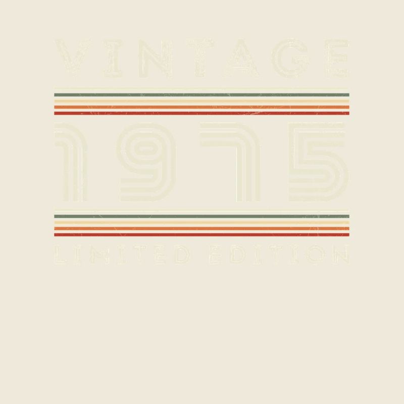 Original 1975 Vintage Vintage Geburtstag Retro