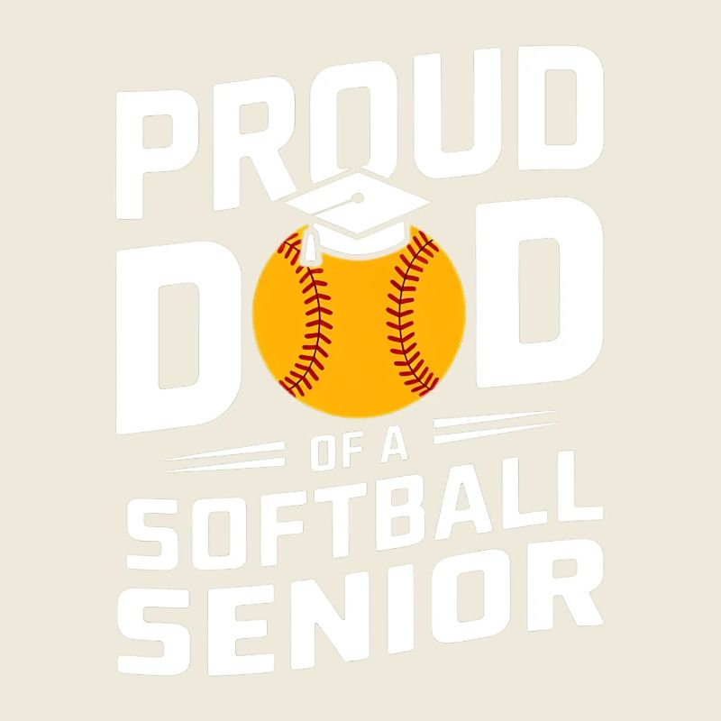 Fier diplômé de l’école secondaire Softball Dad