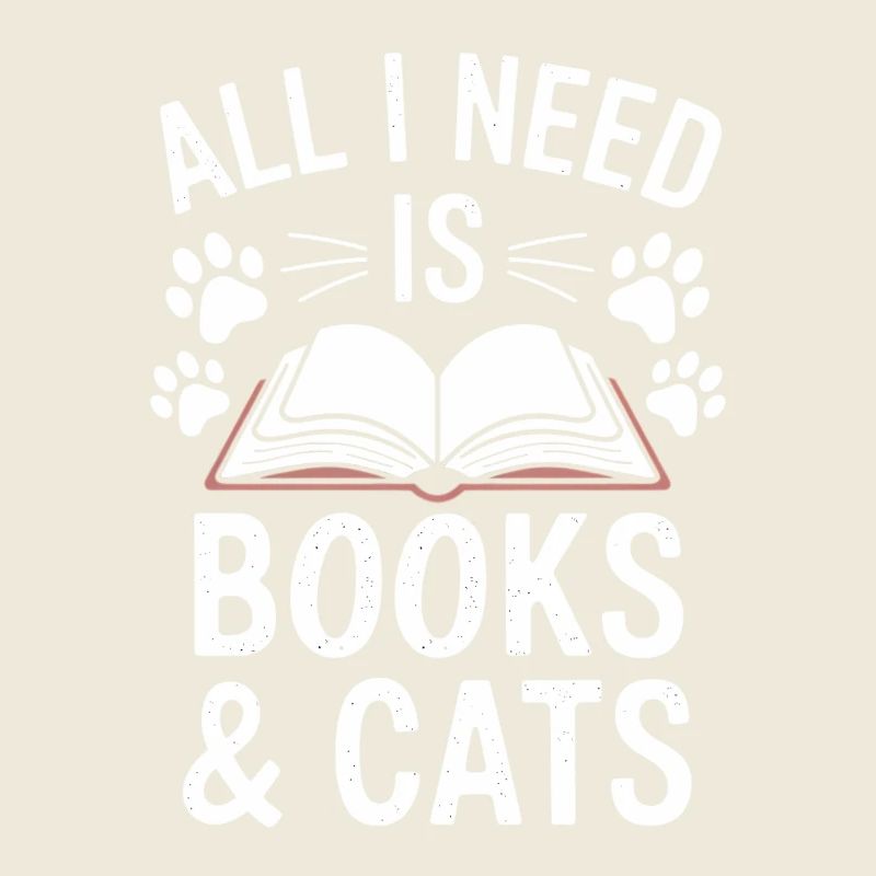 Buch lesen Katze Design Kätzchen Spruch