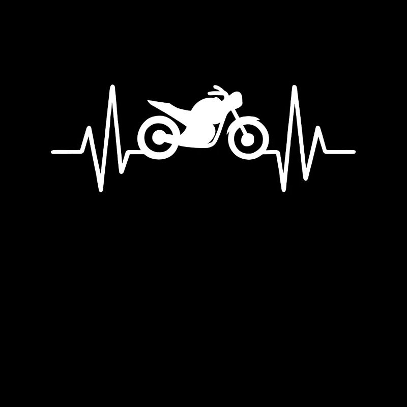 Heartbeat Motorradfahrer Design – Puls der Straße