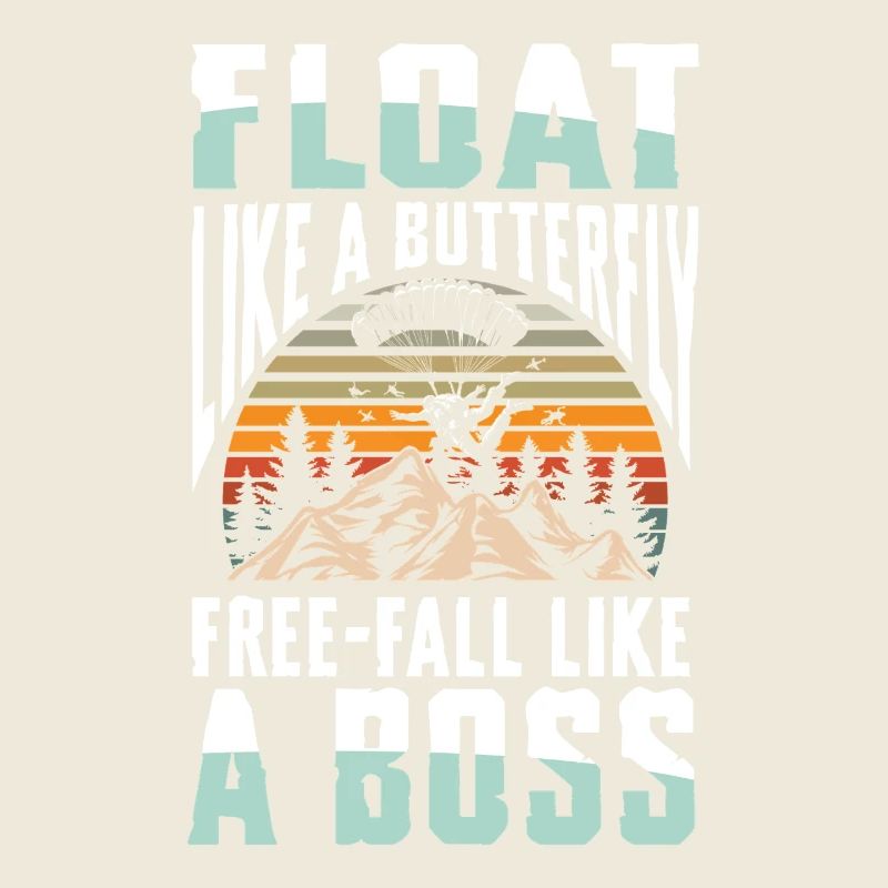 Float like a butterfly, free fall like