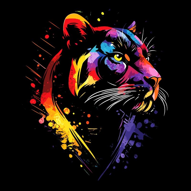 Panthère Léopard Grand Chat Mignon Gros Chat Panter