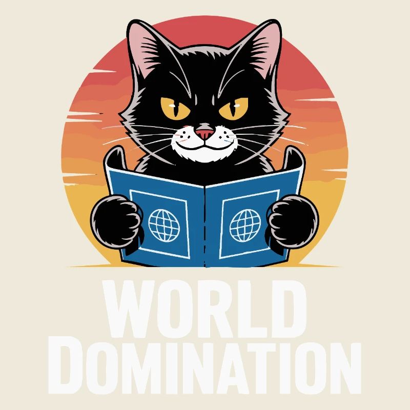 Domination mondiale – un chat avec de grands projets