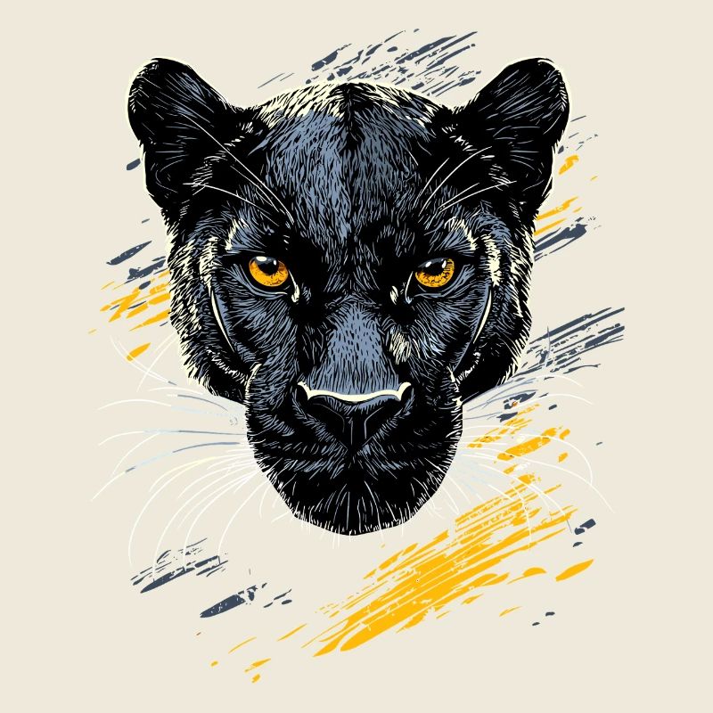 Panthère Léopard Grand Chat Mignon Gros Chat Panter