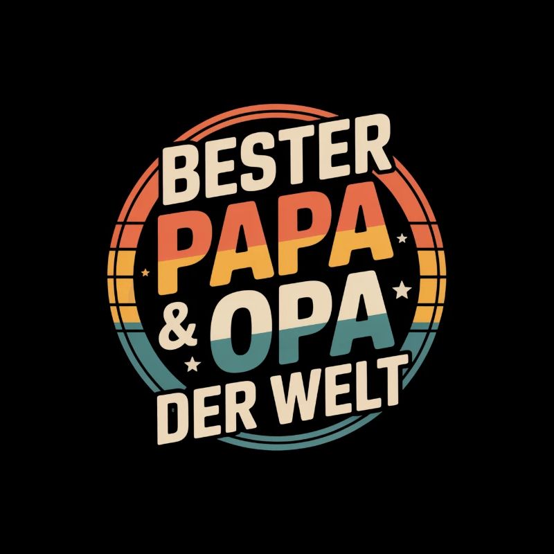 Bester Papa & Opa Der Welt Vintage