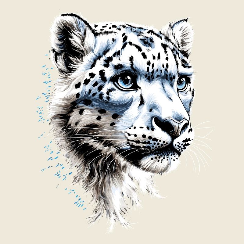 panthère léopard des neiges gros chat gros chat léopard