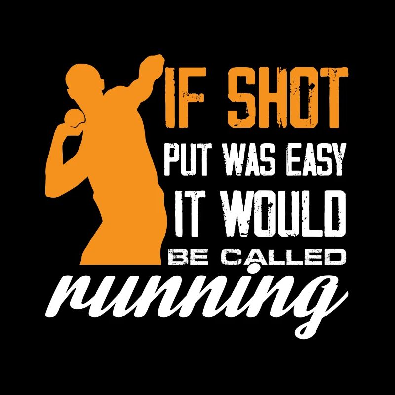 Lancer du poids Running Humour Design