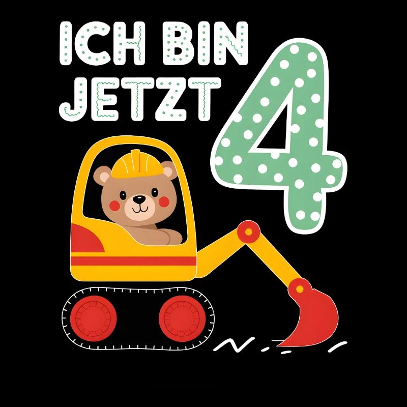 I'm Now 4 Bagger Bear 4th Birthday