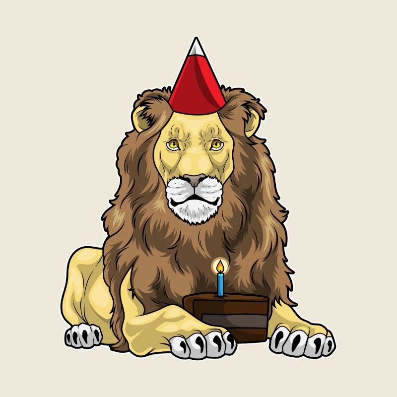 Gâteau d’anniversaire Lion