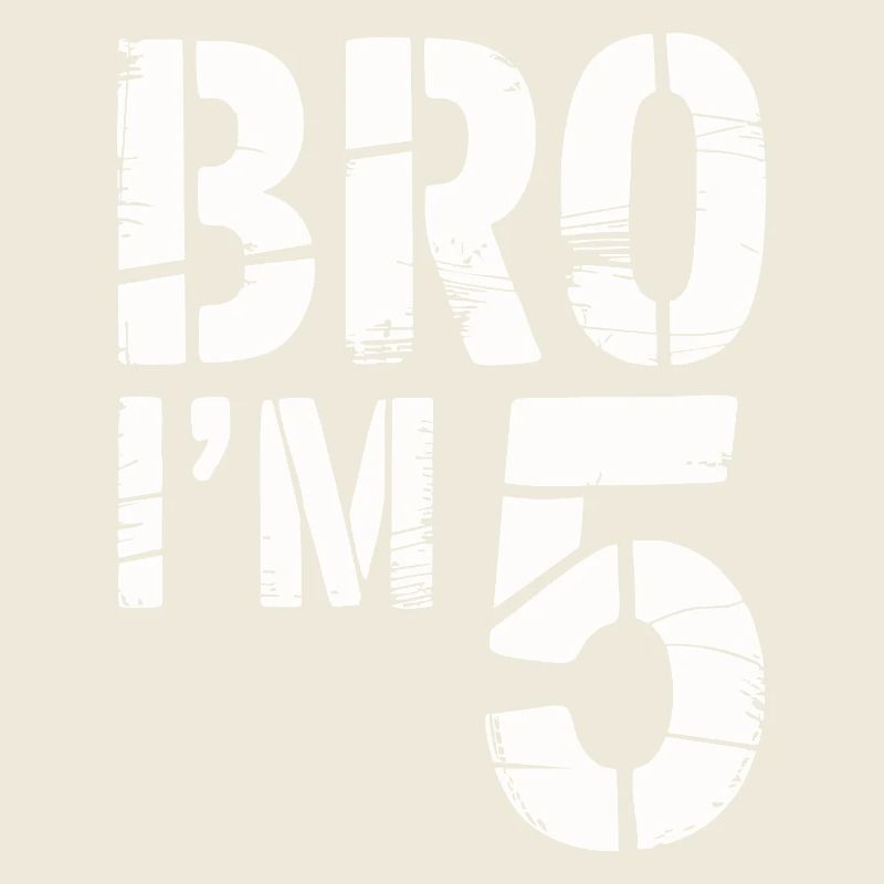 Bro, ich bin 5 – Coole Geburtstags-Design