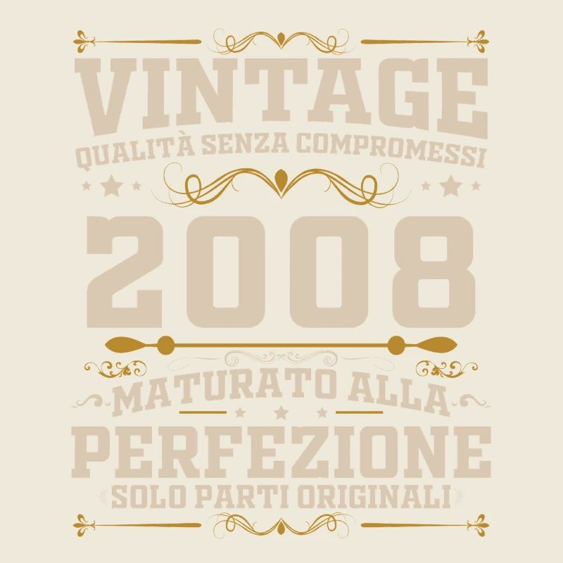 18 Jahre 2008 Vintage Retro Geburtstagsgeschenk