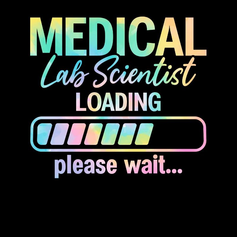 Lab Scientist Loading Tie Dye Lustig MLS Medical