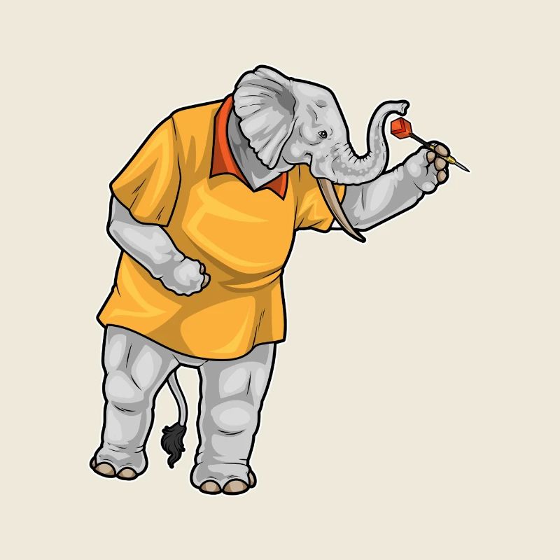 Elefant Dart Dartpfeil