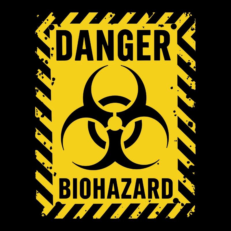 Danger Biohazard Grunge Zombies Apokalypse