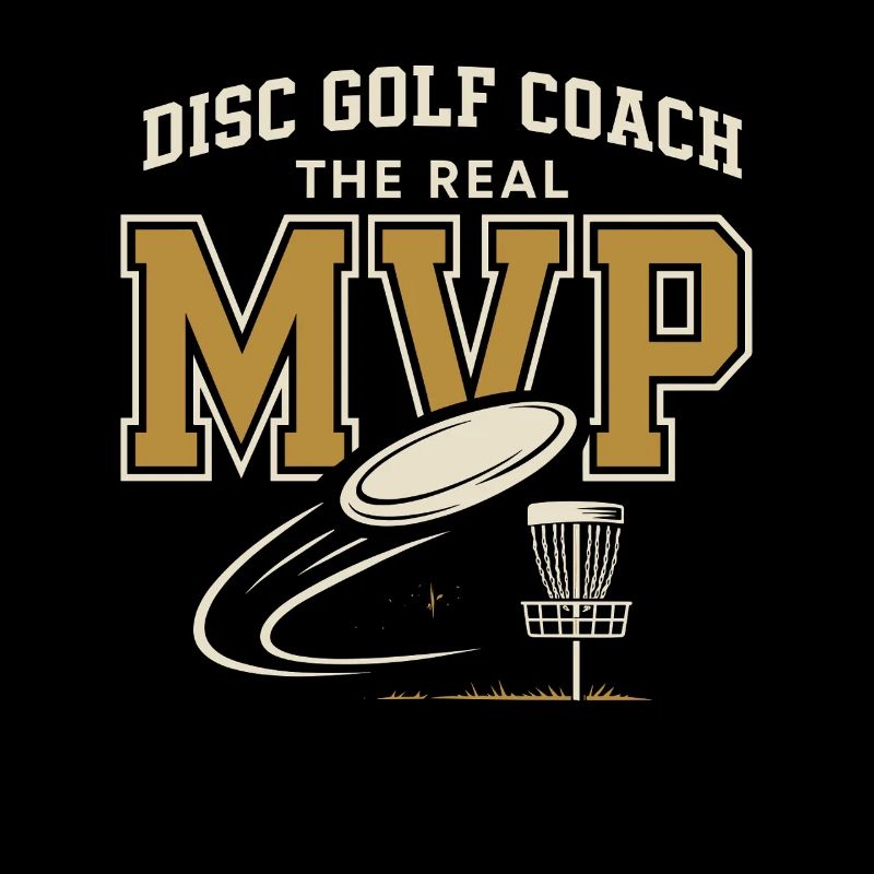 Disc -golf -coach -shirt -golf -instruktor Frisbee
