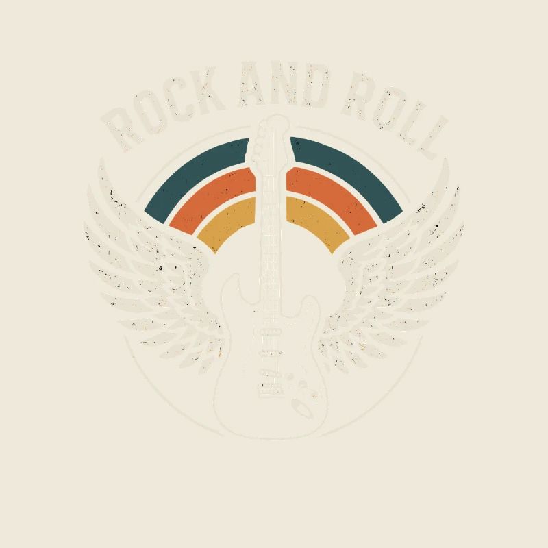 Rock and Roll Guitar Retro