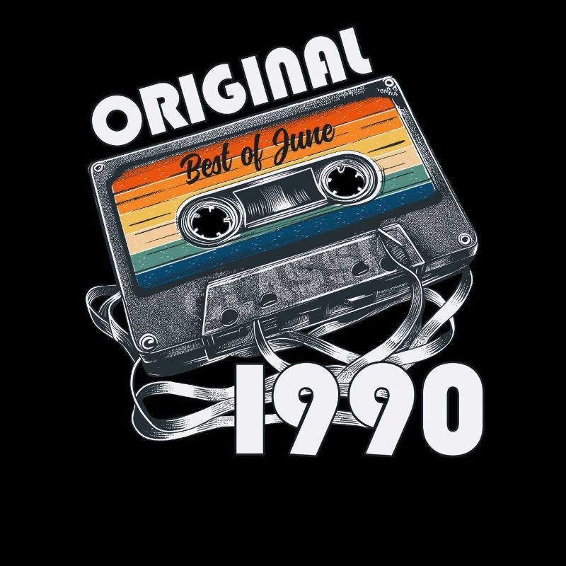 35. Geburtstag Geschenk Mann Kassette Juni 1990