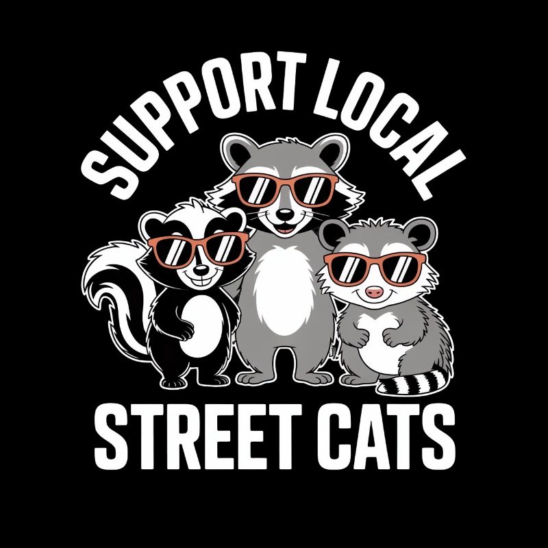 Support Local Street Cats Cool Style