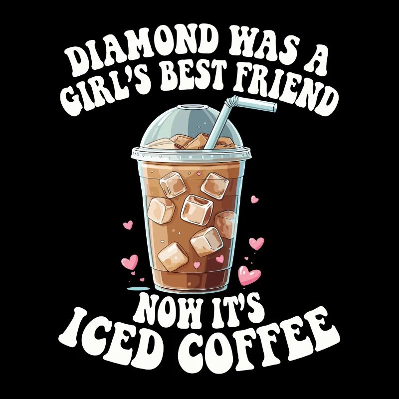 Iced Coffee Freundin Ehefrau Valentinstag