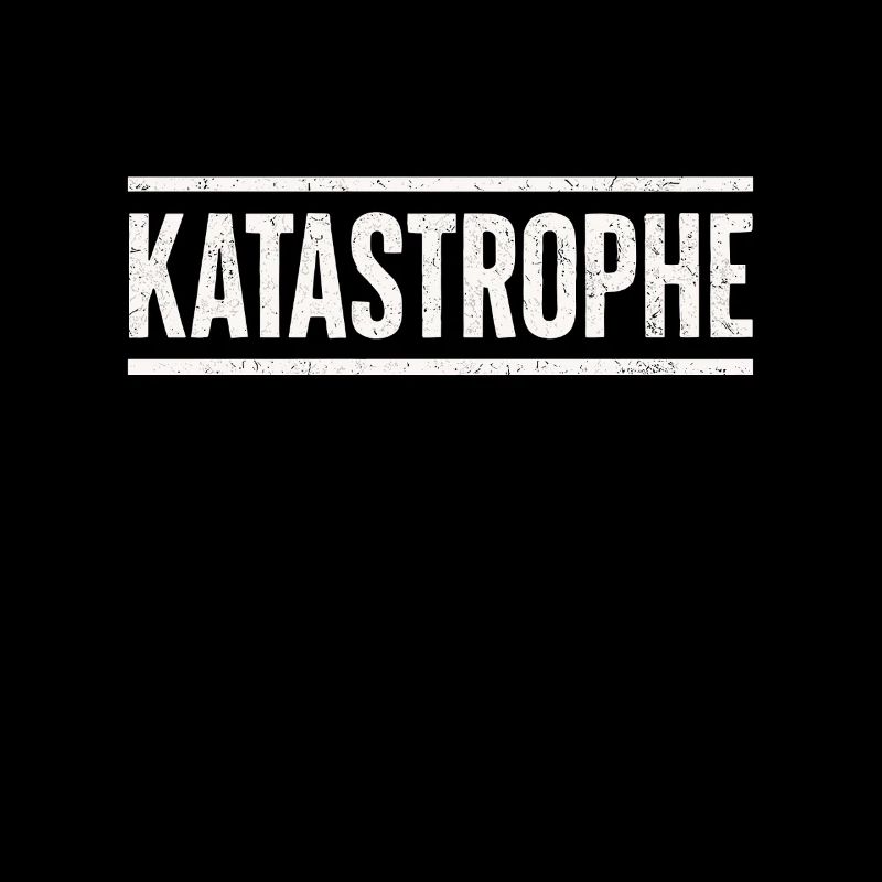 Chemise de déclaration de catastrophe avec humour