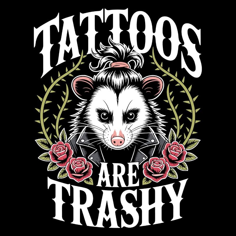 Les tatouages d’opossum sont trash