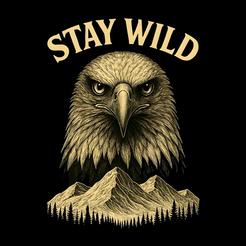 Stay Wild - Majestic Eagle