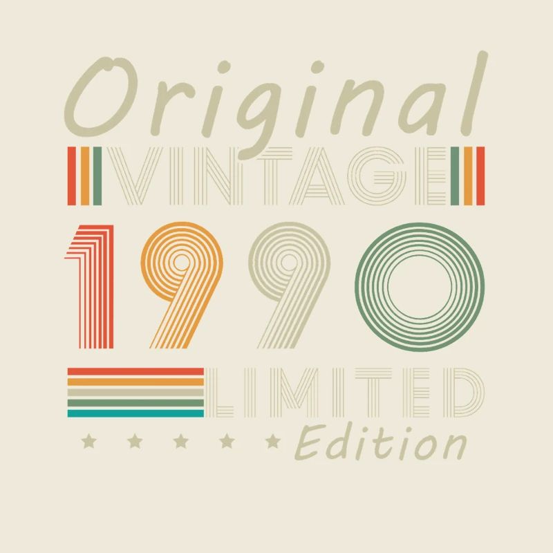1990 Vintage Retro Birthday Gift